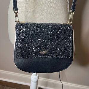 Kate Spade Black Sparkle Crossbody